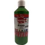 SCOLA ARTMIX TEMPERA PAINT 500ML BRILLIANT GREEN