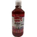SCOLA ARTMIX TEMPERA PAINT 500ML BURNT SIENNA