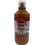 SCOLA ARTMIX TEMPERA PAINT 500ML YELLOW OCHRE