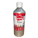 SCOLA ARTMIX TEMPERA PAINT 500ML METALLIC SILVER