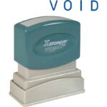 XSTAMPER 1117 STAMP VOID [BLUE INK]