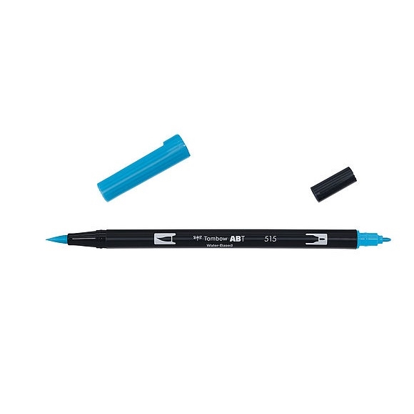 TABT-515.jpg TOMBOW ABT DUAL BRUSH PEN 515 LIGHT BLUE - Image 1