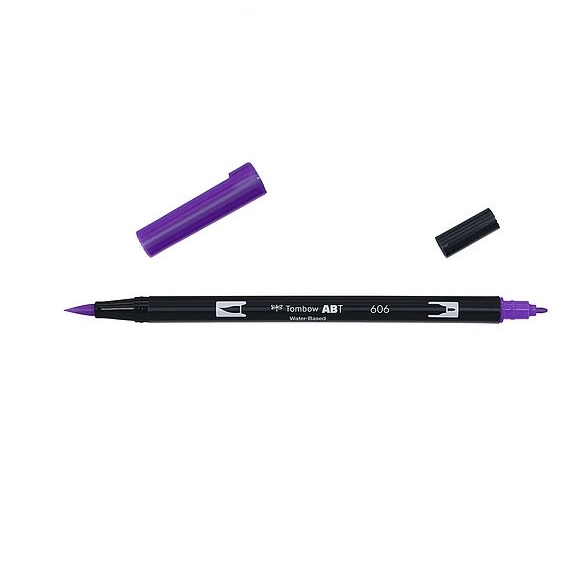 TABT-606.jpg TOMBOW ABT DUAL BRUSH PEN 606 VIOLET - Image 1