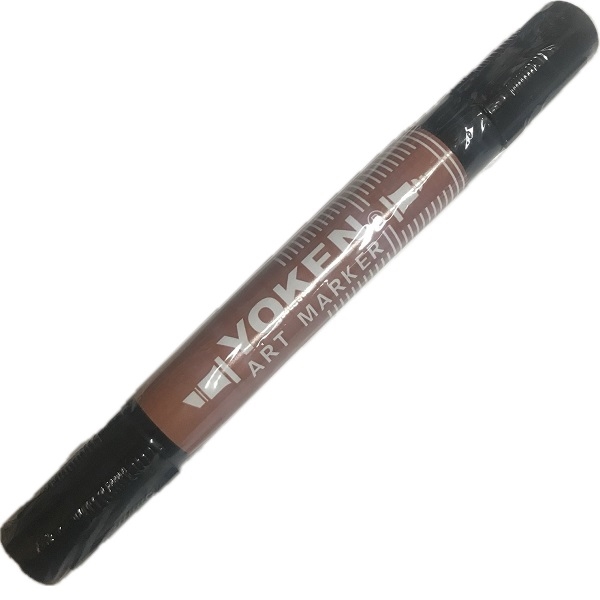 TERYAM-08.jpg YOKEN ALCOHOL TWIN ART MARKER No.08 BURNT UMBER - Image 1