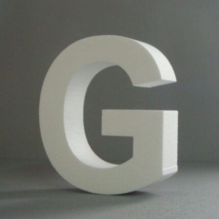 STYROFOAM LETTER 15X2CM G ENGLISH