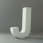 STYROFOAM LETTER 15X2CM J ENGLISH