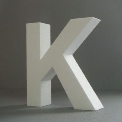 STYROFOAM LETTER 15X2CM K ENGLISH