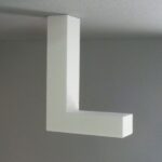 STYROFOAM LETTER 15X2CM L ENGLISH