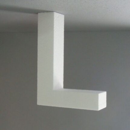 STYROFOAM LETTER 15X2CM L ENGLISH