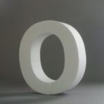 STYROFOAM LETTER 15X2CM O ENGLISH