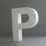 STYROFOAM LETTER 15X2CM P ENGLISH