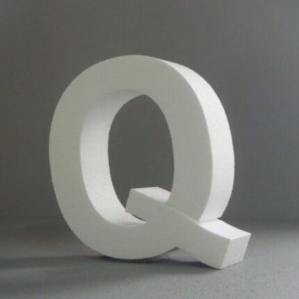 STYROFOAM LETTER 15X2CM Q ENGLISH