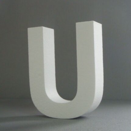 STYROFOAM LETTER 15X2CM U ENGLISH