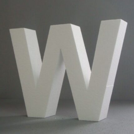 STYROFOAM LETTER 15X2CM W ENGLISH