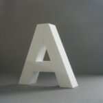 STYROFOAM LETTER 15X2CM Α GREEK