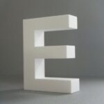 STYROFOAM LETTER 15X2CM Ε GREEK