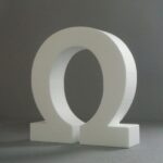 STYROFOAM LETTER 15X2CM Ω GREEK