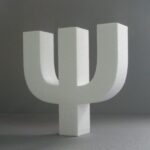 STYROFOAM LETTER 15X2CM Ψ GREEK