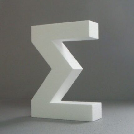 STYROFOAM LETTER 15X2CM Σ GREEK