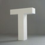 STYROFOAM LETTER 15X2CM Τ GREEK