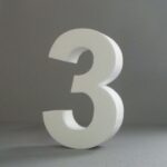 STYROFOAM NUMBER 15X2CM 3