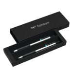 TOMBOW BALLPOINT PEN + MECHANICAL PENCIL SET ZOOM 707 WHITE/GREY