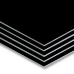 FOAMBOARD BLACK PAPER 5X600X900MM [25]