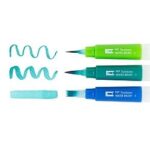 TOMBOW WATERBRUSH 3PCS SET [FLAT/FINE/MEDIUM] - Image 2