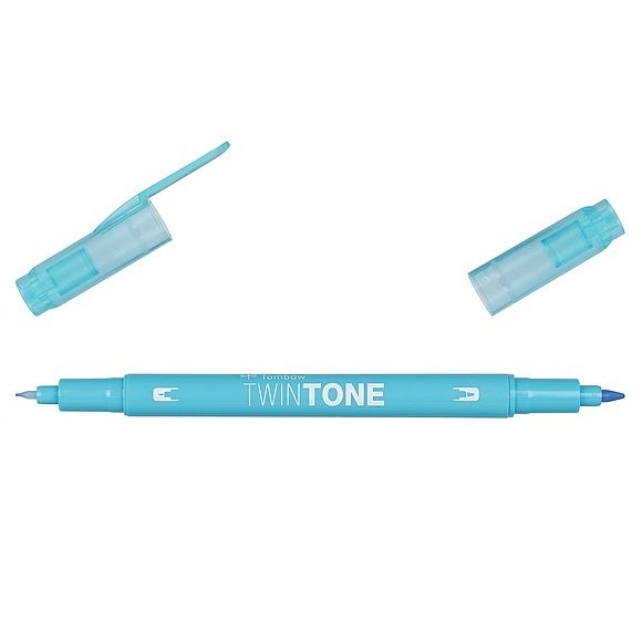 TWS-PK13.jpg TOMBOW TWINTONE MARKER 0.3/0.8MM LIGHT BLUE - Image 1