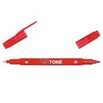 TOMBOW TWINTONE MARKER 0.3/0.8MM RED