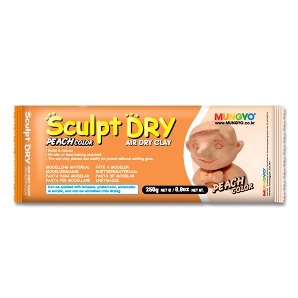 MNGMF250.jpg SCULPT DRY AIR DRYING MODELLING MATERIAL 250G PEACH - Image 1