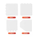 PLASTIC SCRAPER/NOTCHED SPREADER SET [4 SHAPES] - Image 3