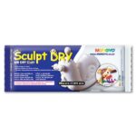 SCULPT DRY AIR DRYING MODELLING MATERIAL 500G WHITE