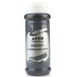 BRIANCLEGG CLEANART LIQUID ACRYLIC PAINT 500ML BLACK