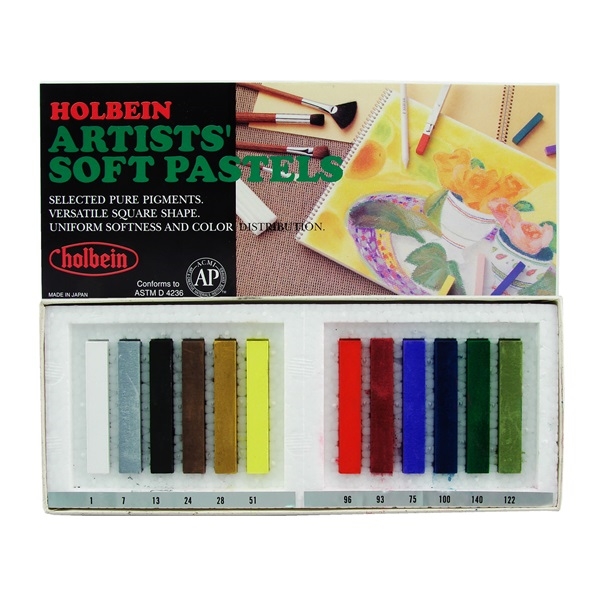 H1570-P12.jpg HOLBEIN ARTIST SOFT PASTEL 12PCS SET - Image 1