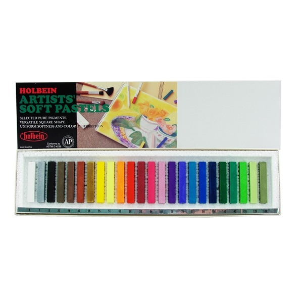 H1570-P24.jpg HOLBEIN ARTIST SOFT PASTEL 24PCS SET - Image 1