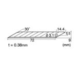 NT CUTTER SPARE BLADES BD-100 5PCS - Image 3