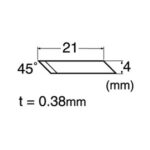 NT CUTTER SPARE BLADES BDA-200P 40PCS - Image 3