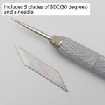 NT CUTTER DS-800P SLIM METAL PRECISION KNIFE - Image 2