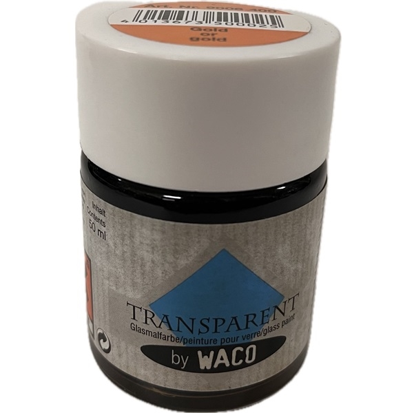 KP9006400.jpg WACO TRANSPARENT GLASS PAINT 50ML 02 GOLD - Image 1
