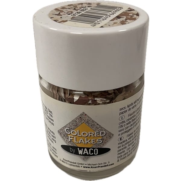 KP9139853.jpg WACO COLORED PAINT FLAKES 50ML BROWN - Image 1