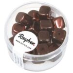 RAYHER GLASS BEADS CUBE 8X9MM 18PCS NOUGAT