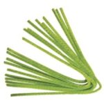 RAYHER CHENILLE PIPE CLEANER STICKS 9MM/50CM 10PCS LIGHT GREEN