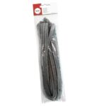 RAYHER CHENILLE PIPE CLEANER STICKS 9MM/50CM 10PCS GREY