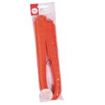 RAYHER CHENILLE PIPE CLEANER STICKS 9MM/50CM 10PCS ORANGE
