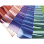 RAYHER HOLOGRAPHIC CRUSH PAPER 250G A4 8SH COLOURED - Image 2