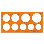 STANDARDGRAPH TEMPLATE No.1325 CIRCLES D.38-60MM