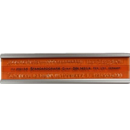 STANDARDGRAPH LETTERING GUIDE No.202/3.5MM
