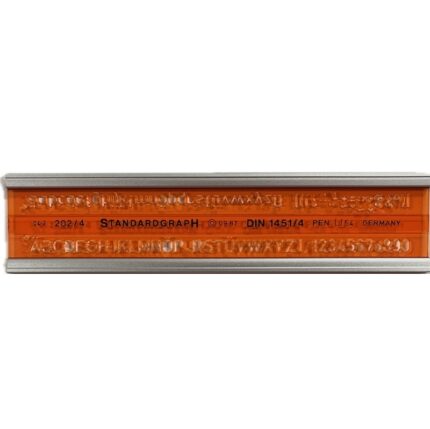 STANDARDGRAPH LETTERING GUIDE No.202/4ΜΜ