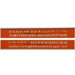 STANDARDGRAPH LETTERING GUIDE No.211/10MM [POSEIDON]